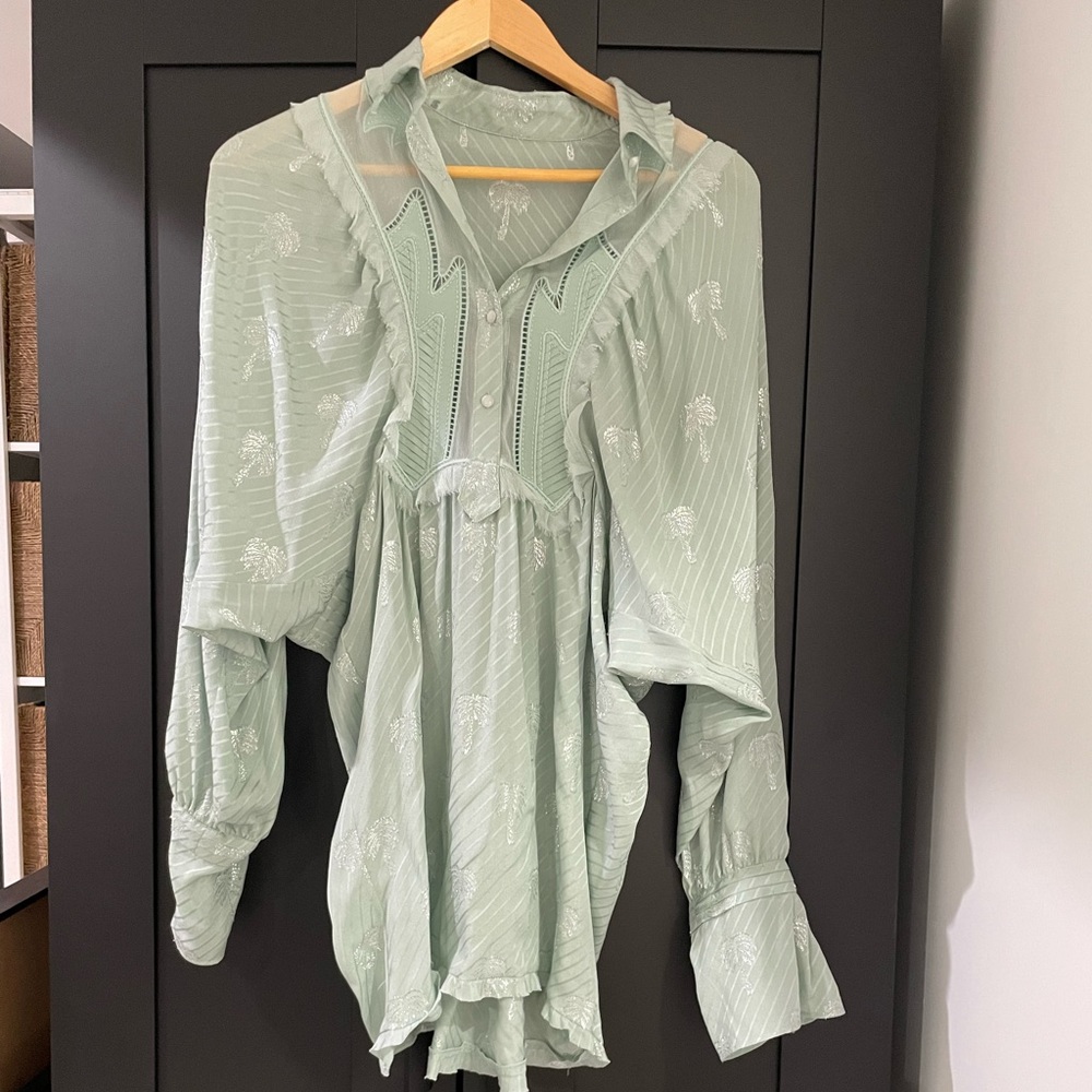 Silk tunic/mini dress